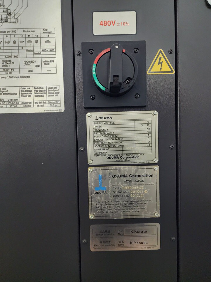 Used 2017 Okuma LB3000 EXII