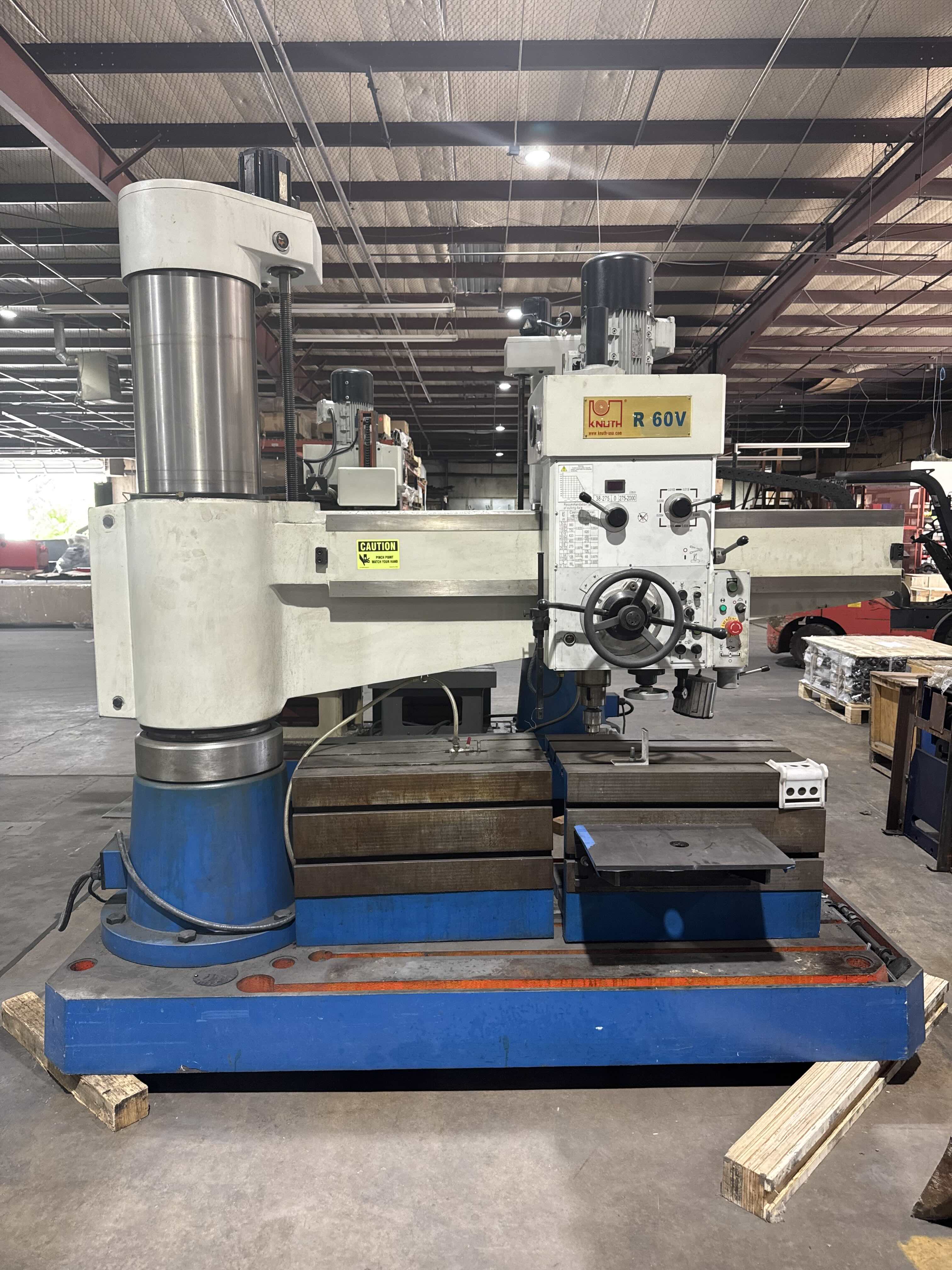 Used 2013 Knuth R 60V Radial Arm Drill