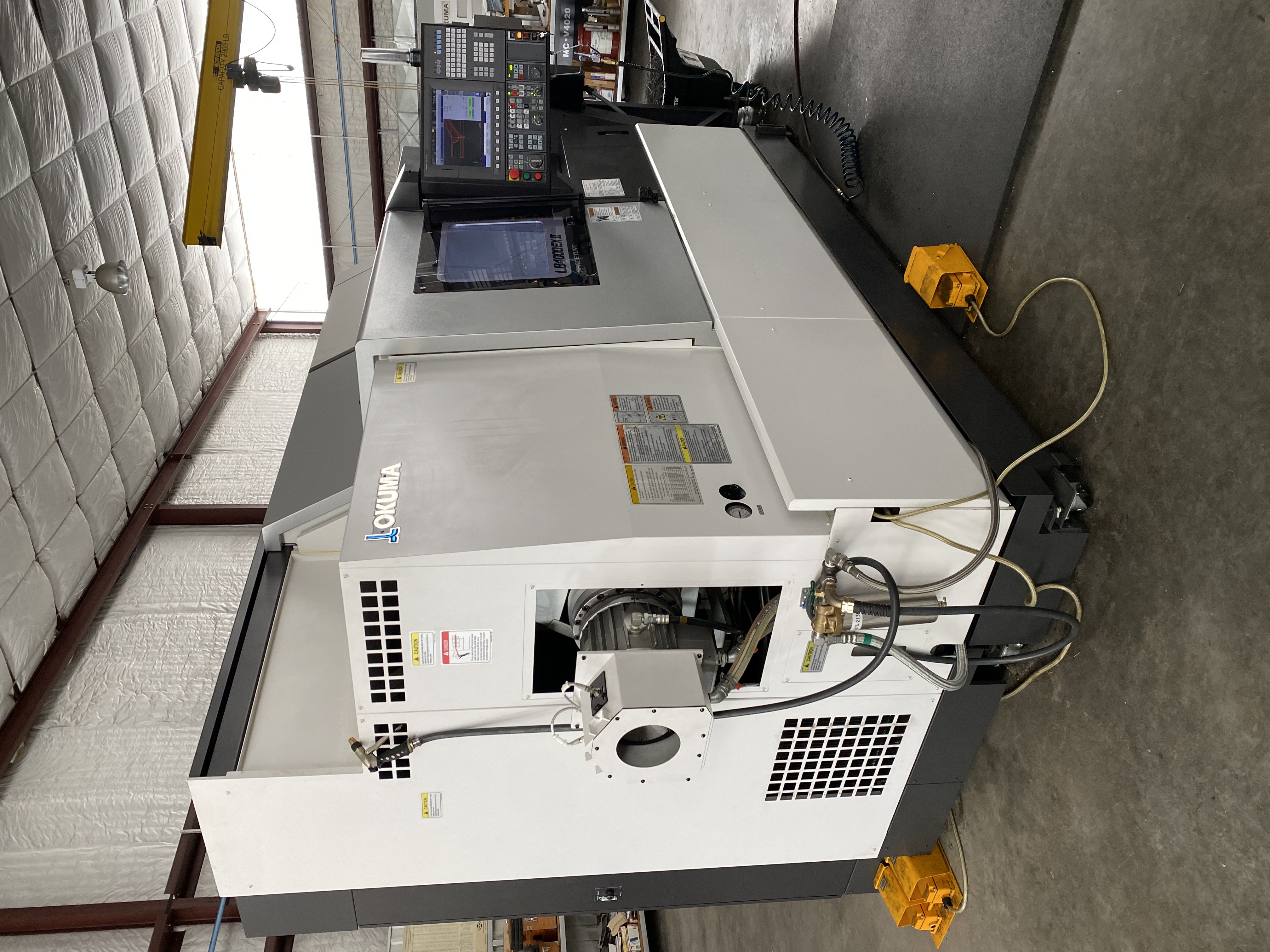 Used 2021 Okuma LB4000 EX-MY C-750 Big Bore 4.1” Live Tooling on Turret