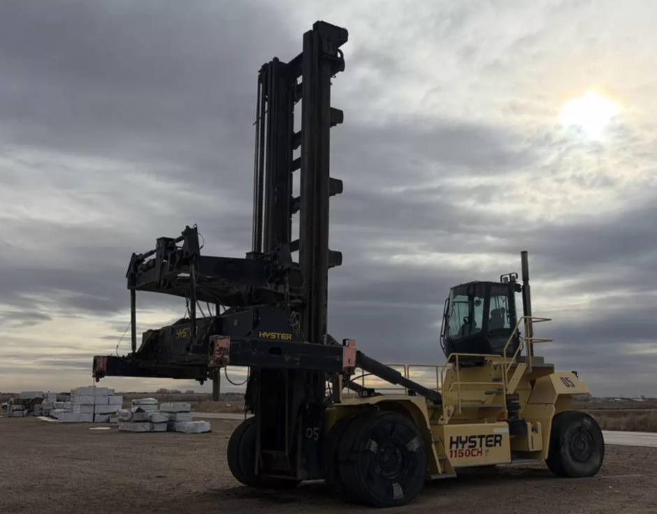 Used 2019 Hyster 1150 CH Forklift 90,300 LBS CAPACITY