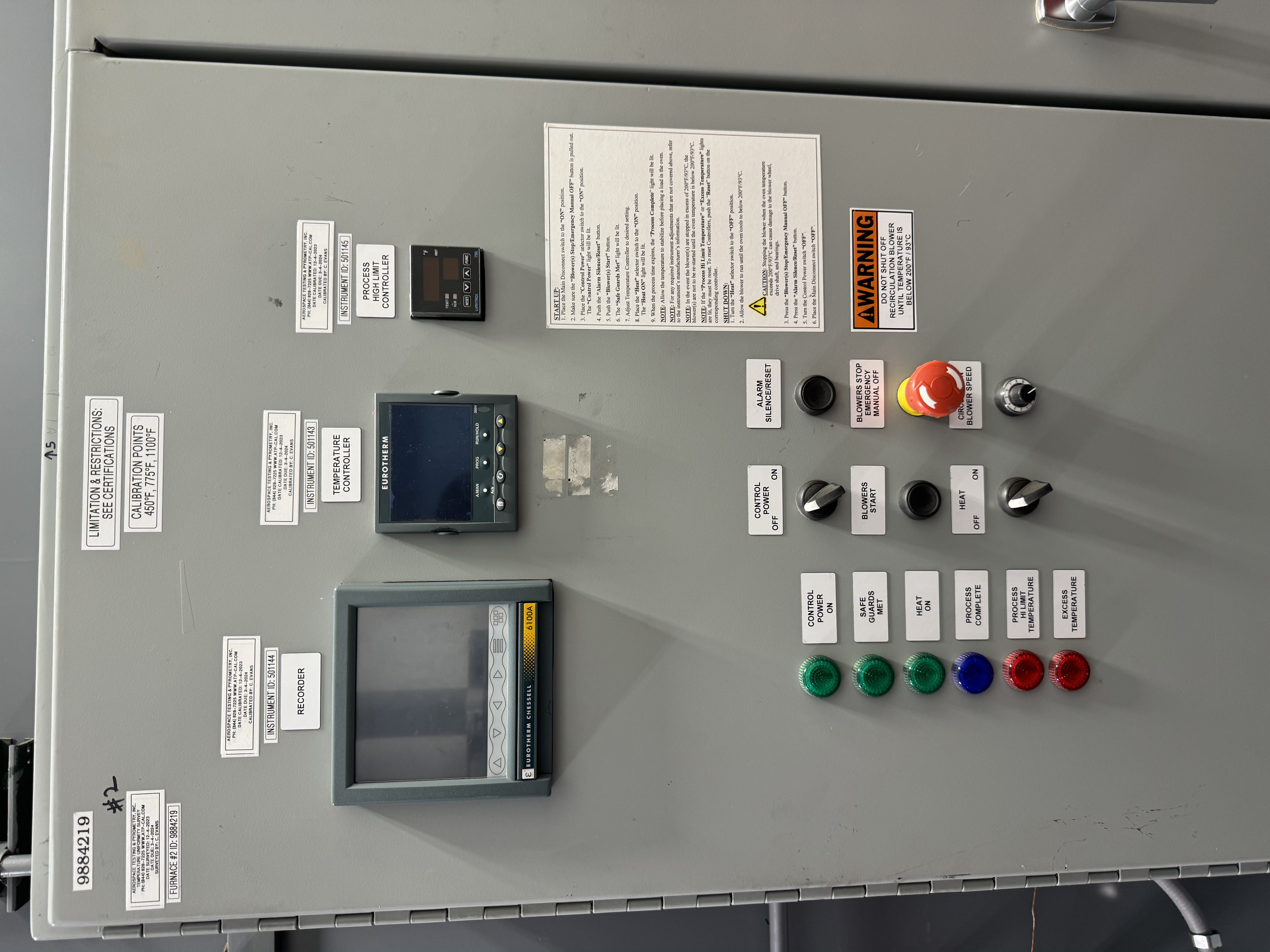 Used 2013  WISCONSIN OVEN CORP Solution Heat Treat Oven Model: SDB-101010-12E