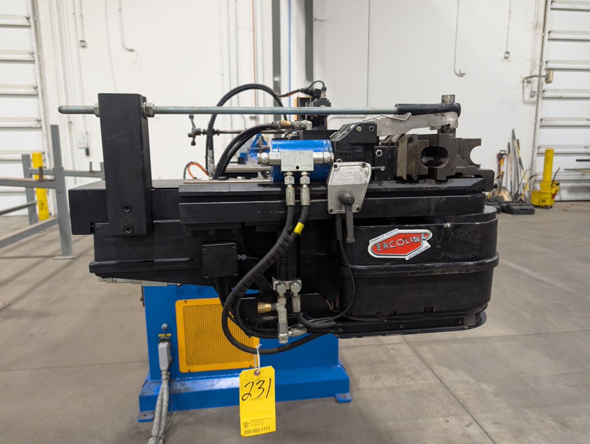 Used 2022 Ercolina Erco Bender 76 Mandrel System with 13 Foot Positioning Table