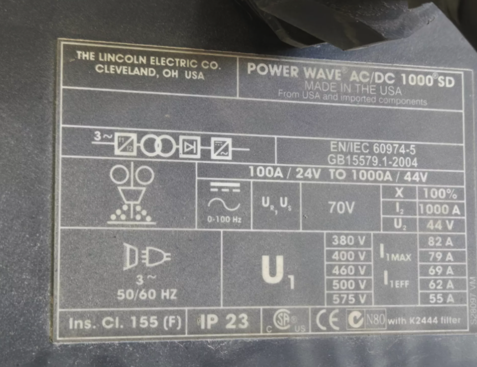 Used Lincoln Electric  Sub Arc Manipulator System