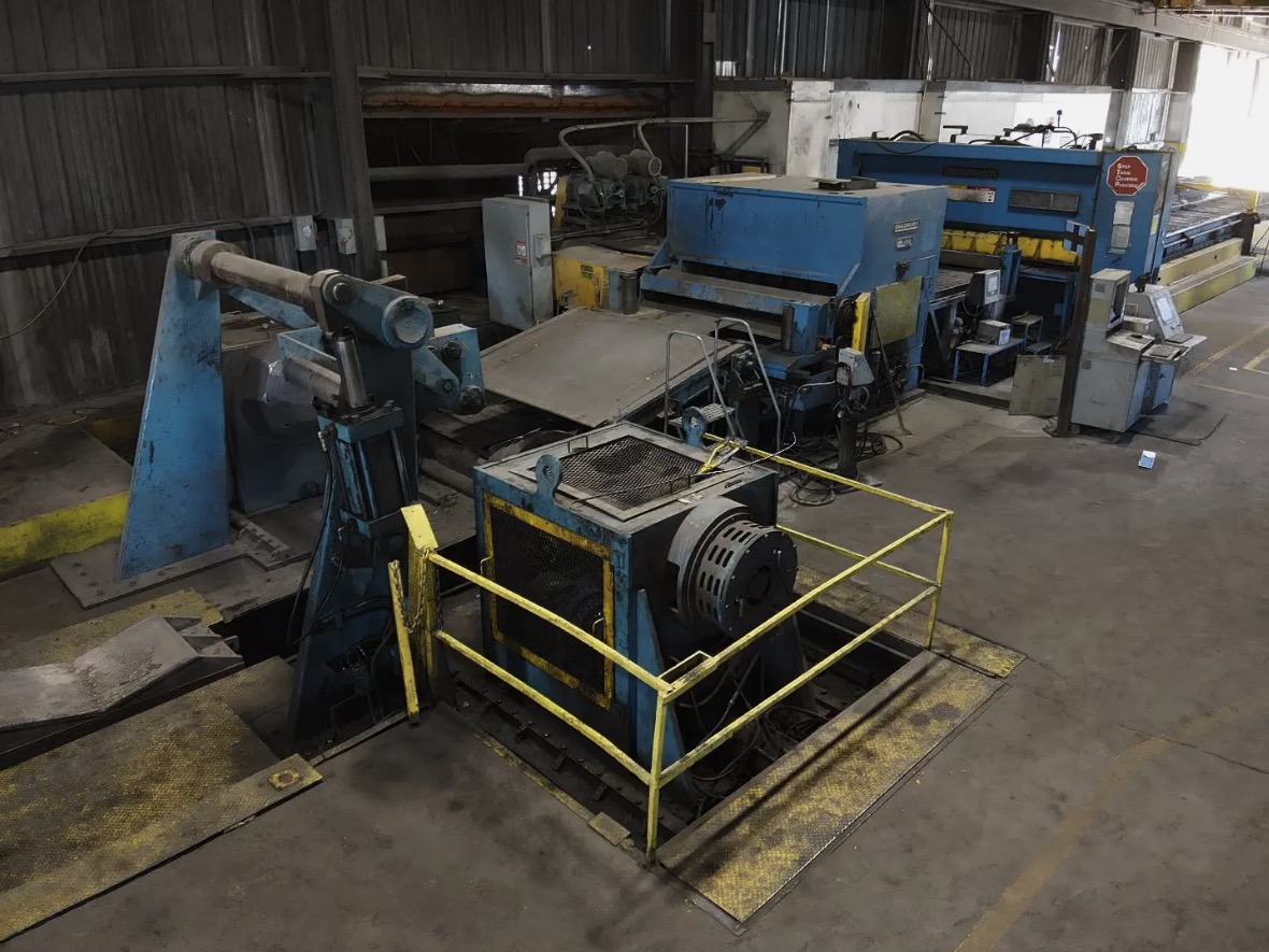 Used Bradbury 1/4" x 72" Cut-to-Length Line