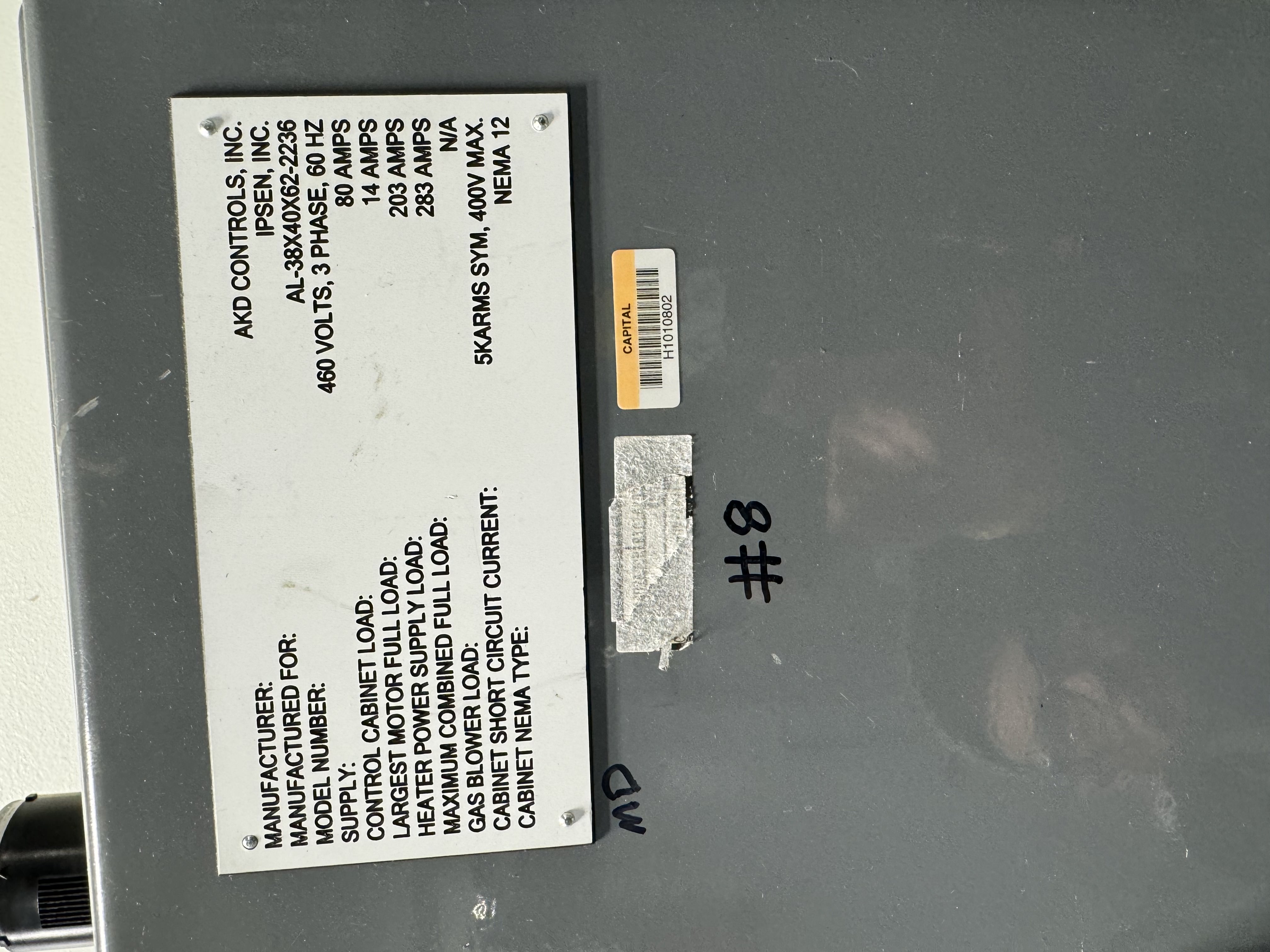 Used 2017 IPSEN INC AL-38X40X62 VACUUM BRAZE FURNACE