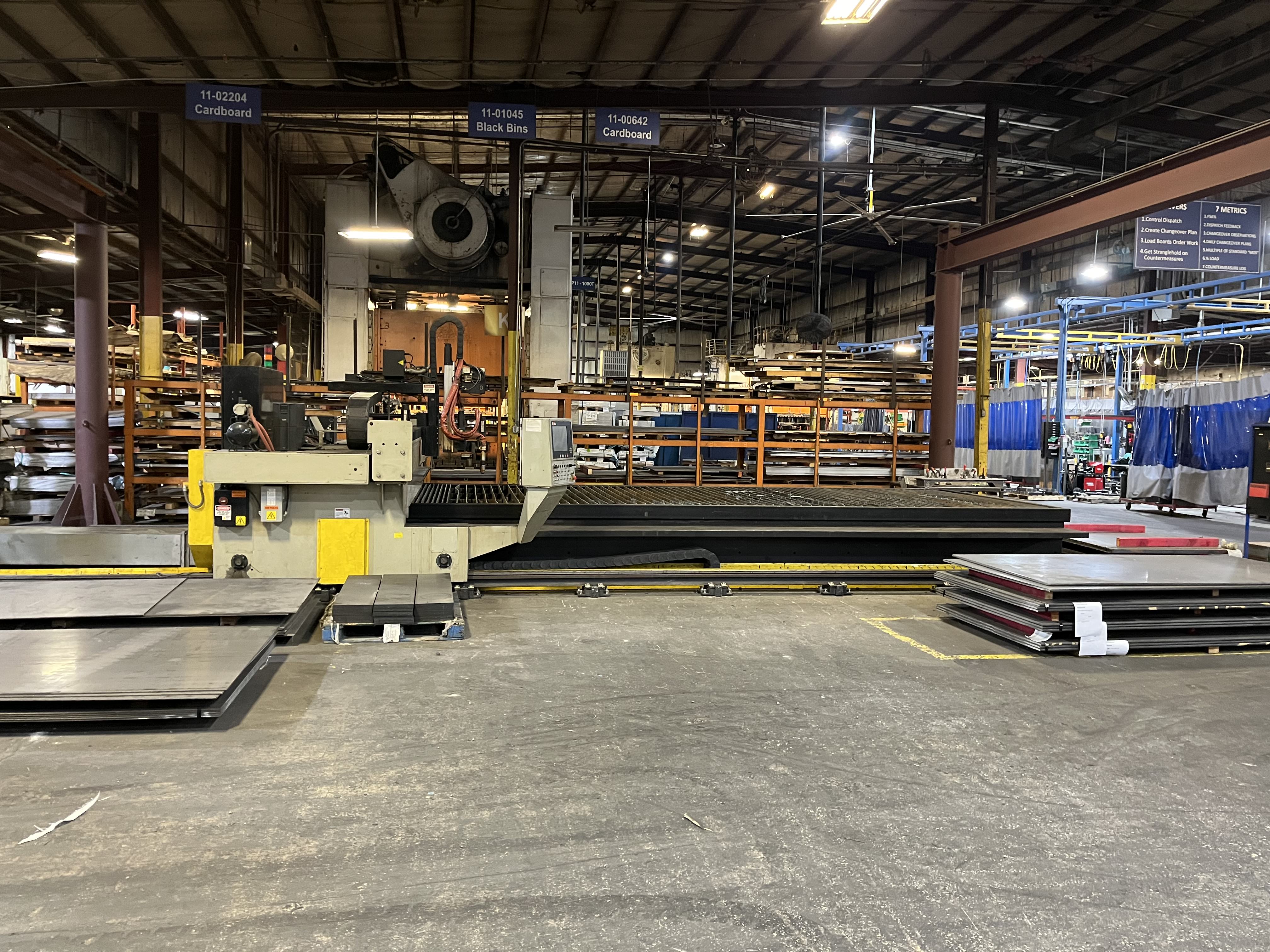 Used 2015 Alltra 10’ x 24’ Plasma Cutting System with Bevel Head and Hypertherm 400xd Plasma Source