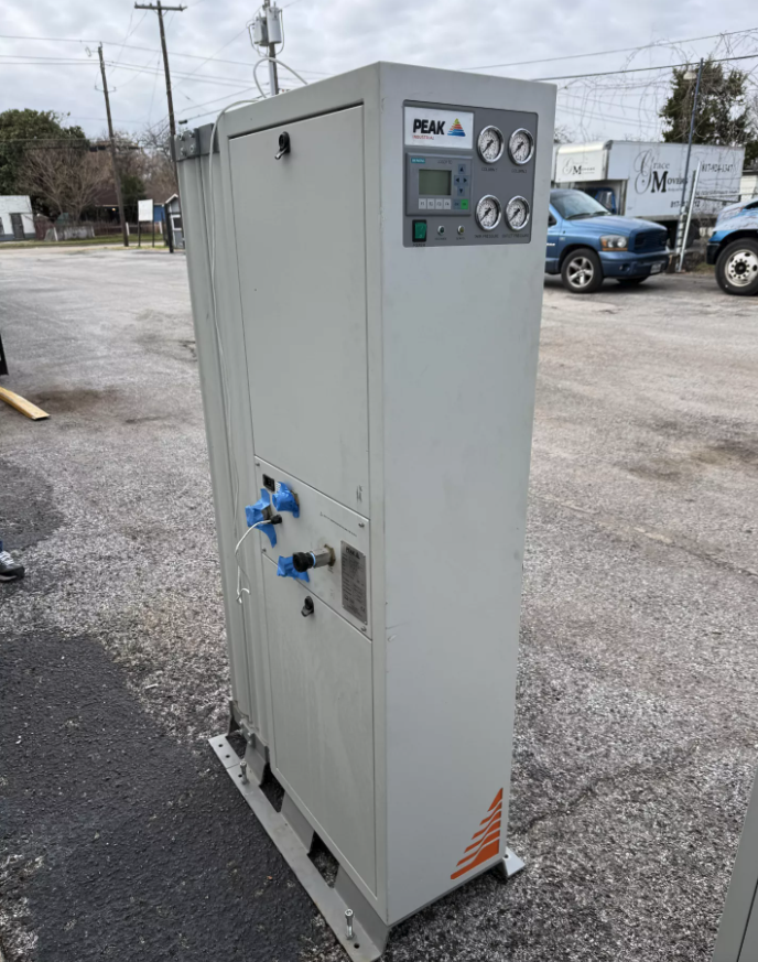 Used Peak Industrial 20-6021 Nitrogen Gas Generator System