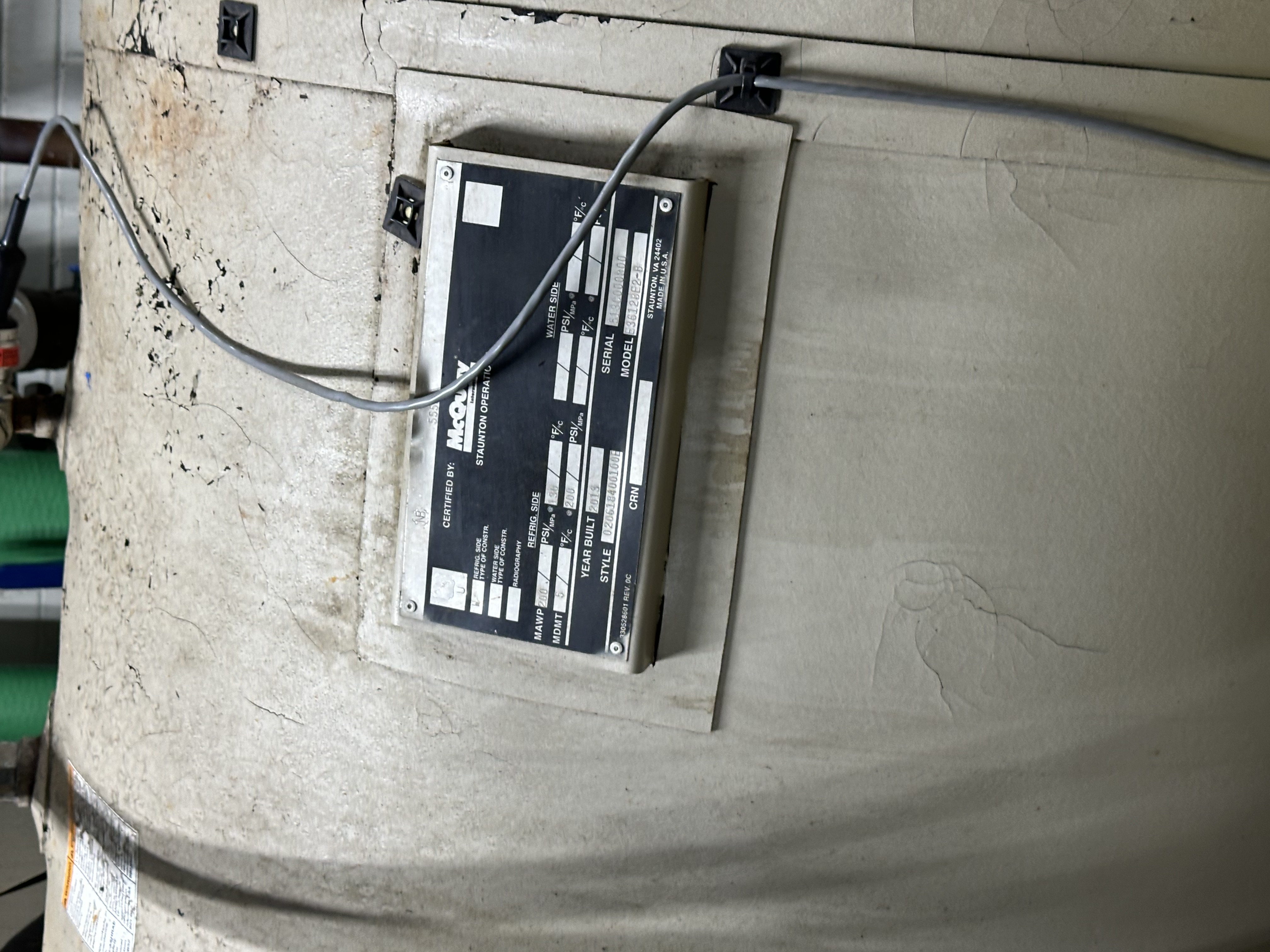 Used 2013 McQuay International Centifugal Chiller