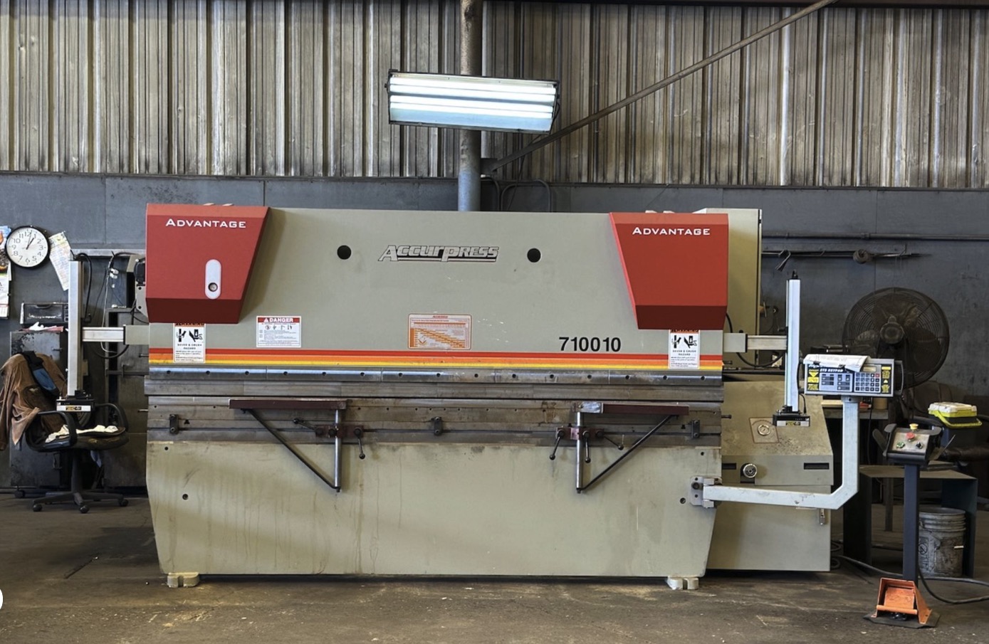 Used 2020 Accurpresss 710010 - 100 Ton X 10' Hydraulic Press Brake w/ Back Gauge