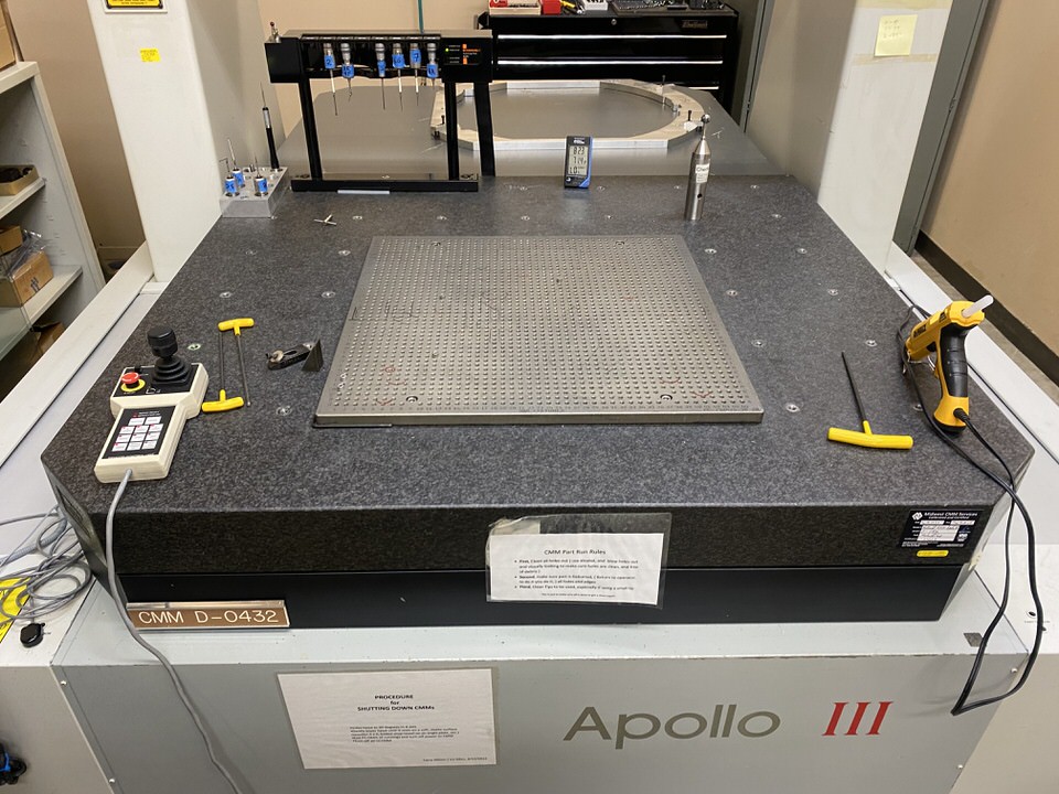 Used Sheffield RS-50 Apollo III CMM w/ Renishaw Probes