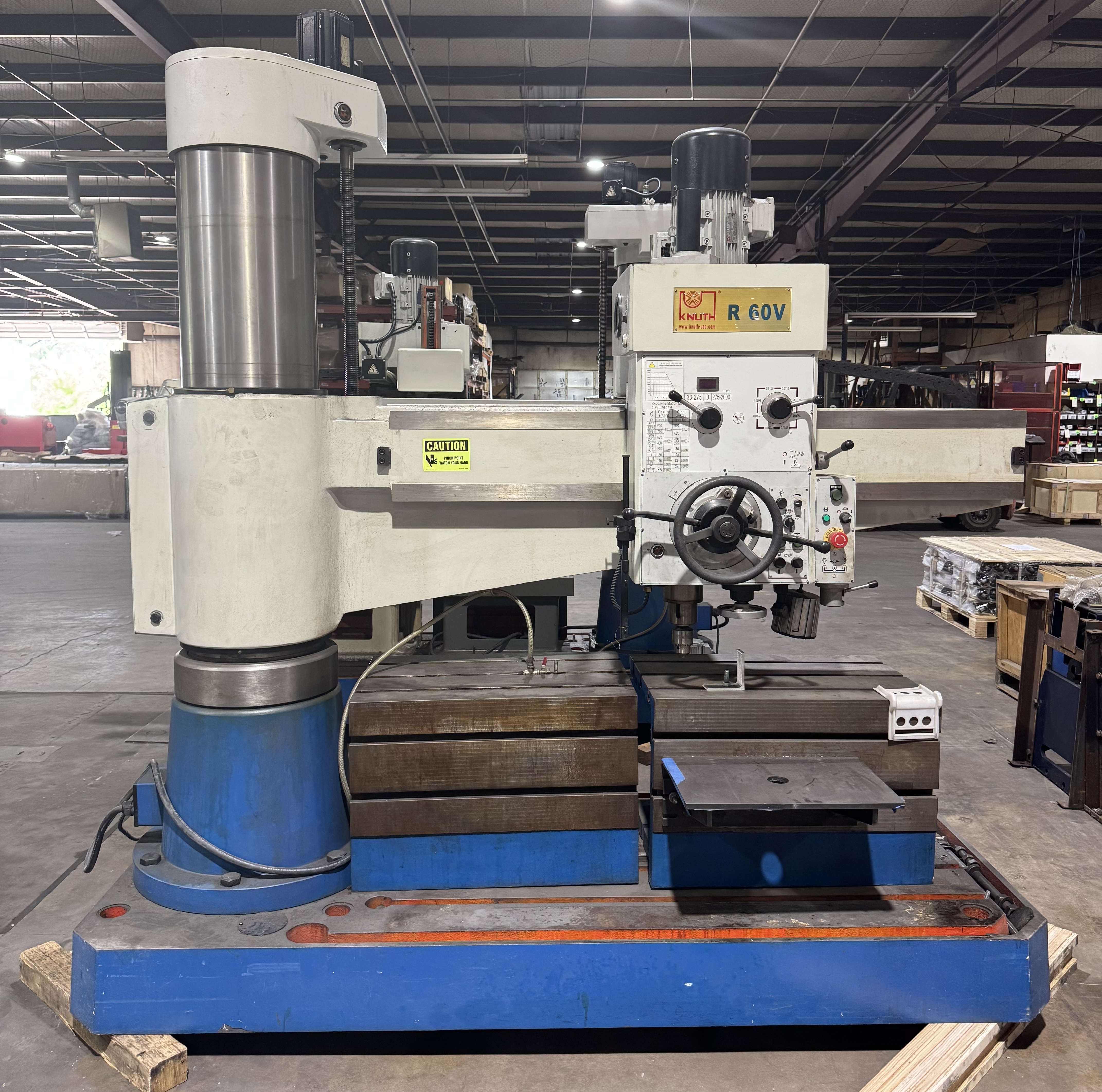 Used 2013 Knuth R 60V Radial Arm Drill
