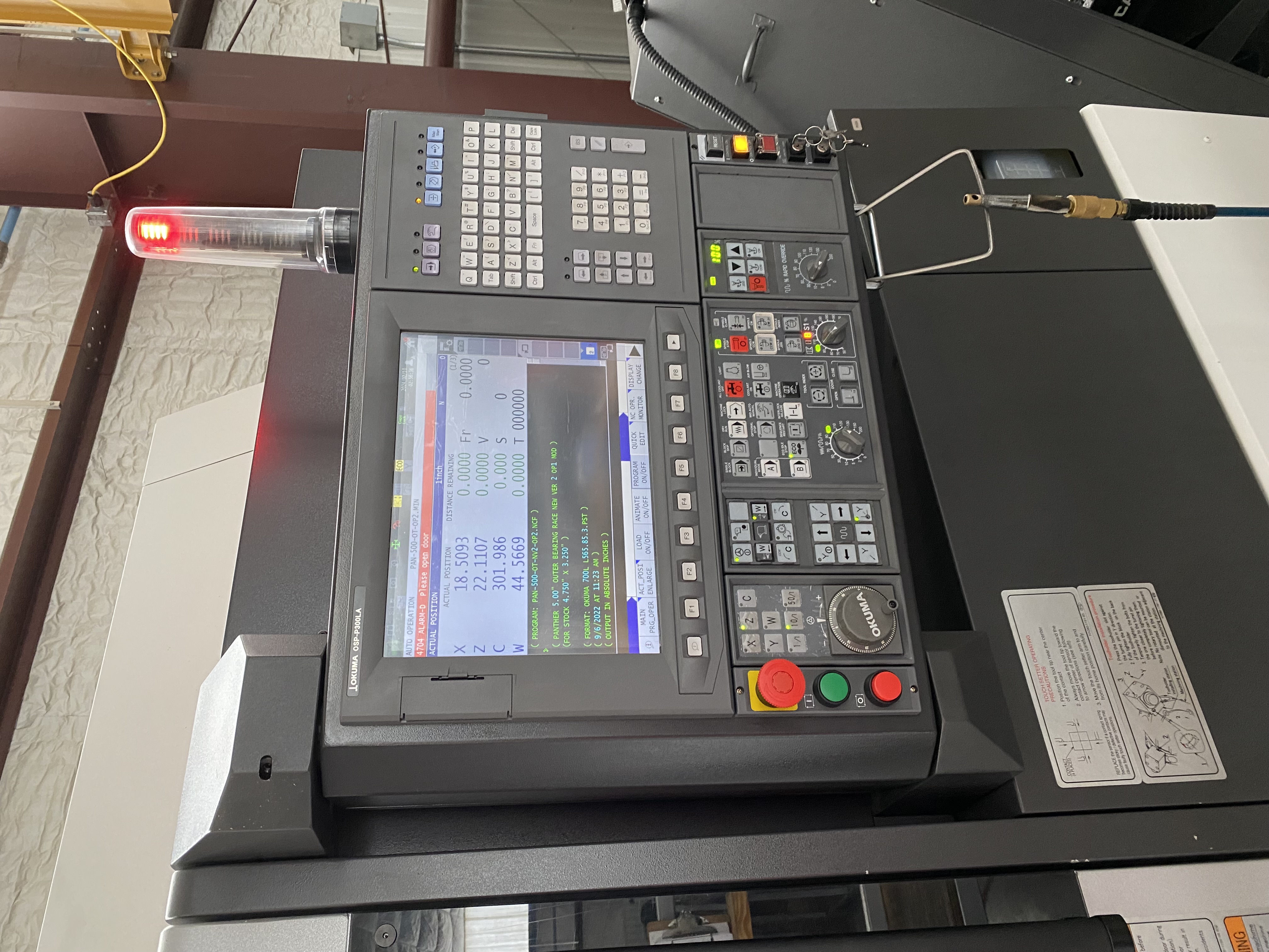 Used 2022 Okuma LB4000 EX-MY C-750 Big Bore 4.1” Live Tooling on Turret