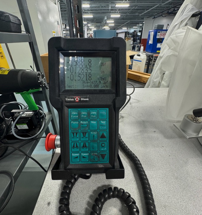 Used 2015 Tinius Olsen Super "L" Hydraulic Universal Testing Machine with Model 602 Servo Control System & Horizon Software