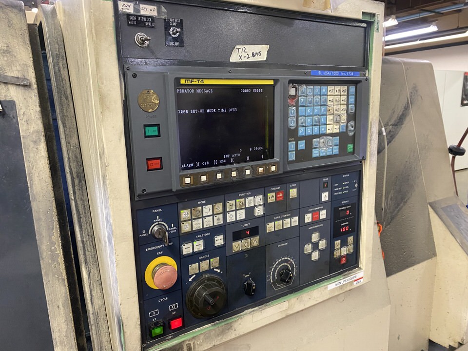Used Mori Seiki SL-25A10 CNC Lathe w/ Fanuc MF-T4 Control