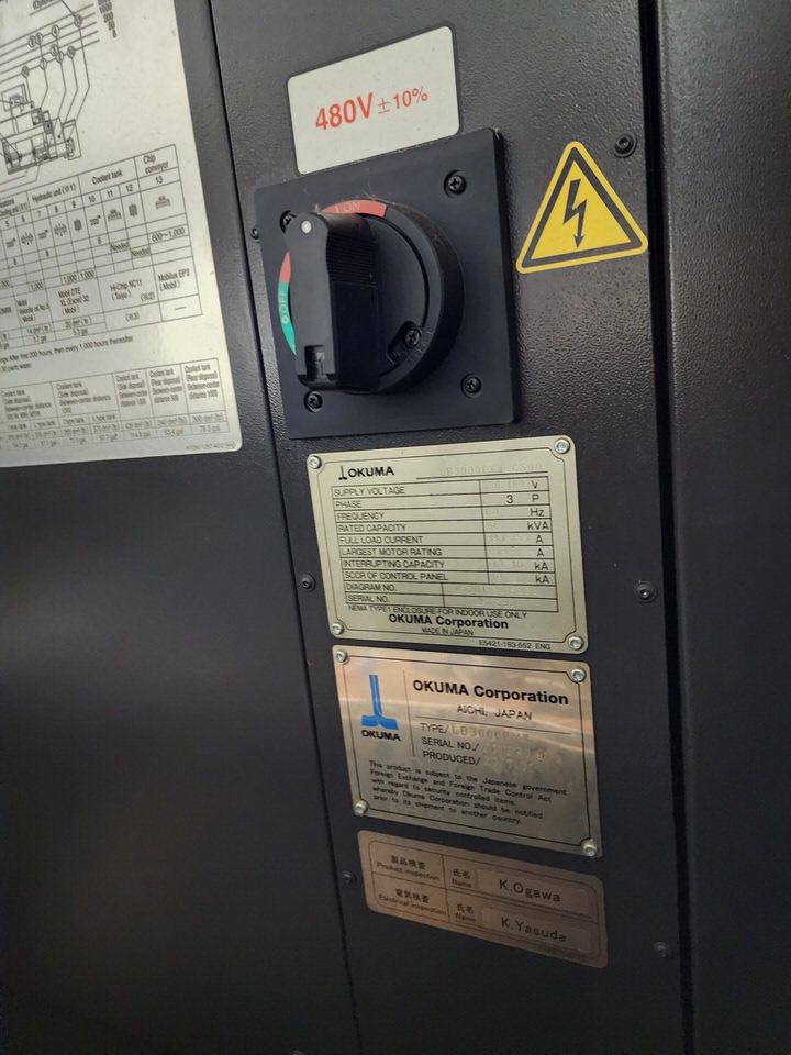 Used 2010 Okuma LB 3000 EX II