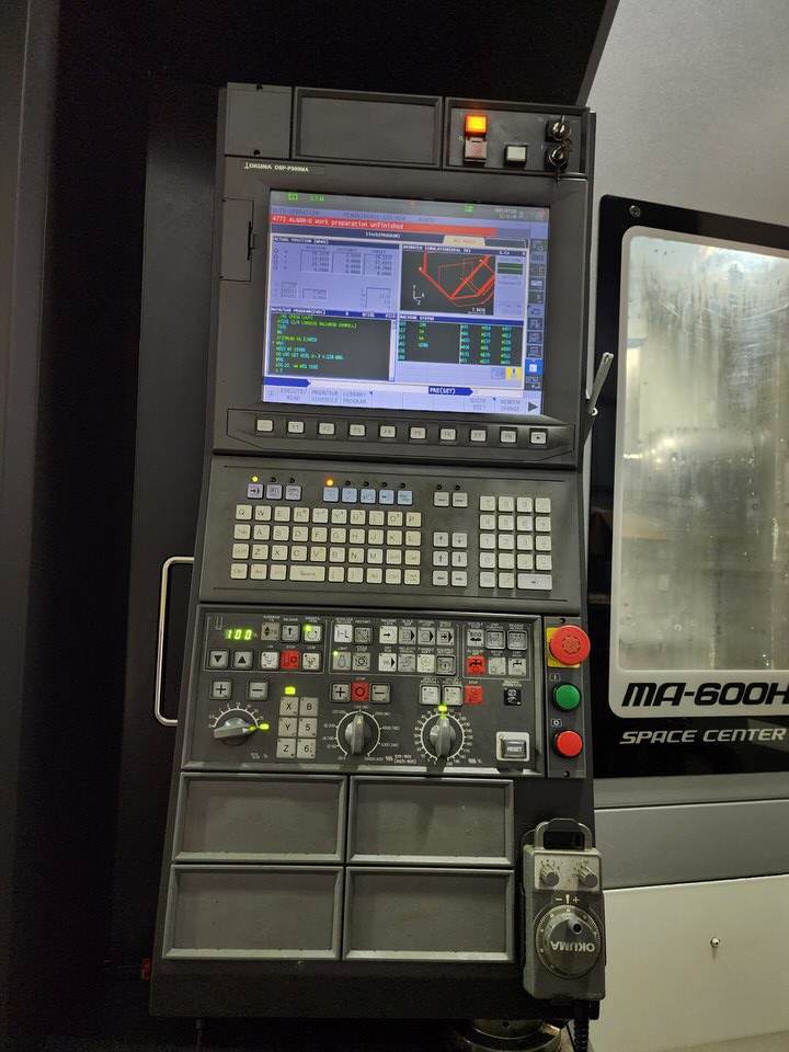 Used 2017 Okuma MA-600HII Horizontal Machining Center