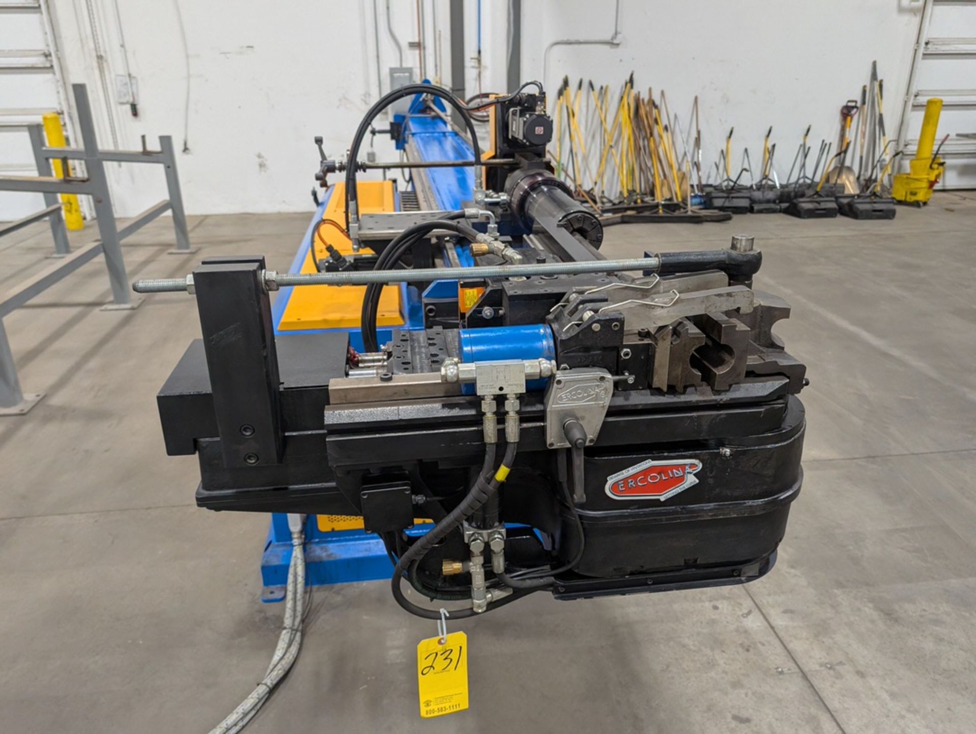 Used 2022 Ercolina Erco Bender 76 Mandrel System with 13 Foot Positioning Table