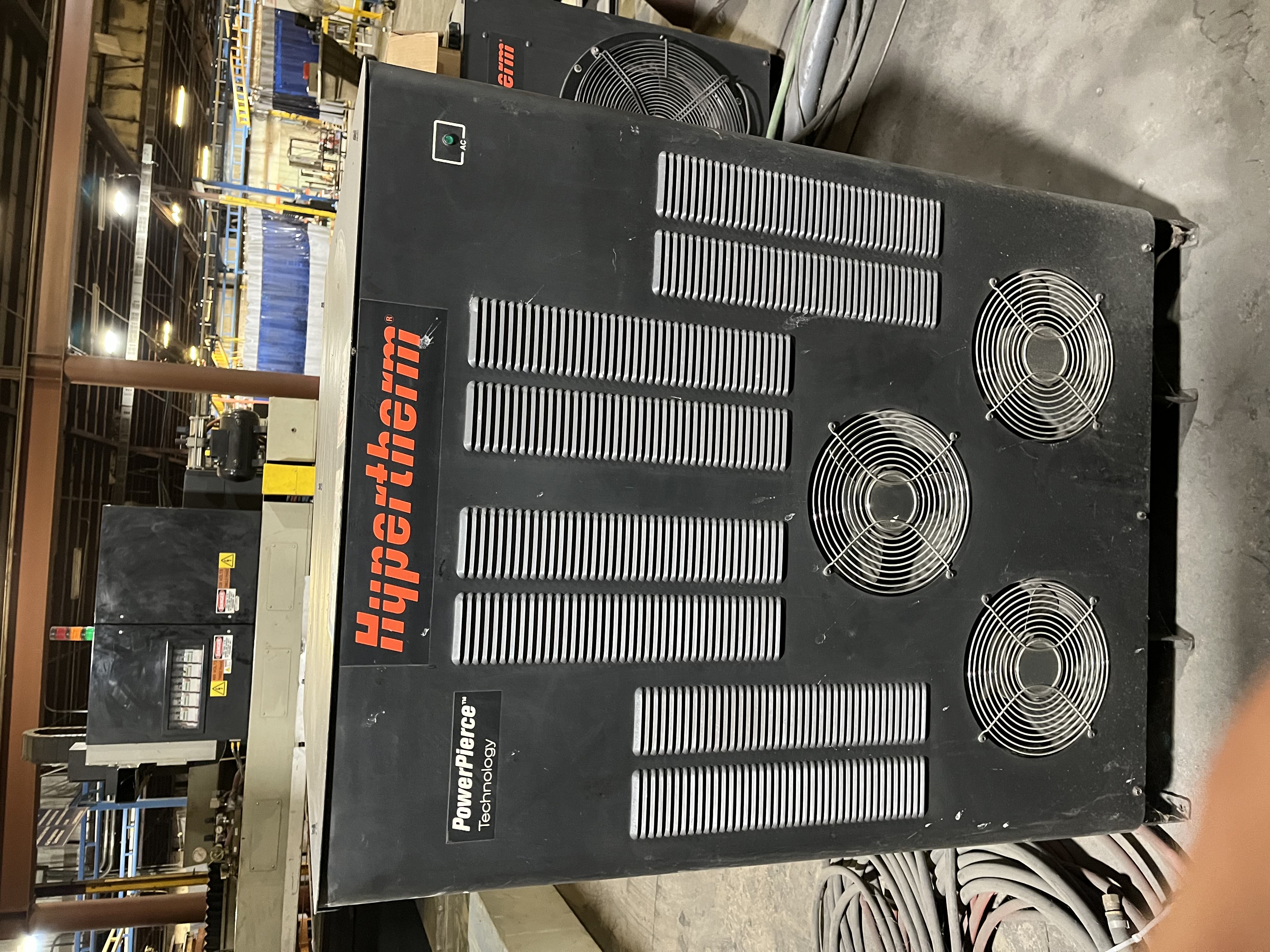 Used 2015 Alltra  10’ x 24’ Plasma Cutting System with Bevel Head and Hypertherm 400xd Plasma Source