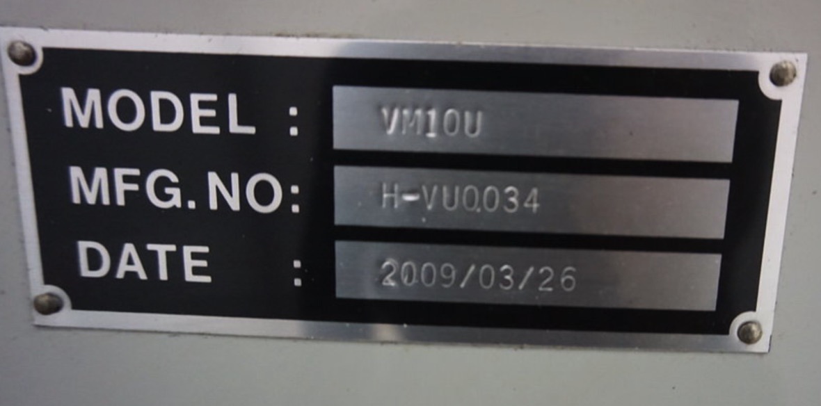 Used 2009 HURCO VM10U 5 AXIS INTEGRATED TRUNION MACHINING CENTER W/ 5 AXIS TRUNION