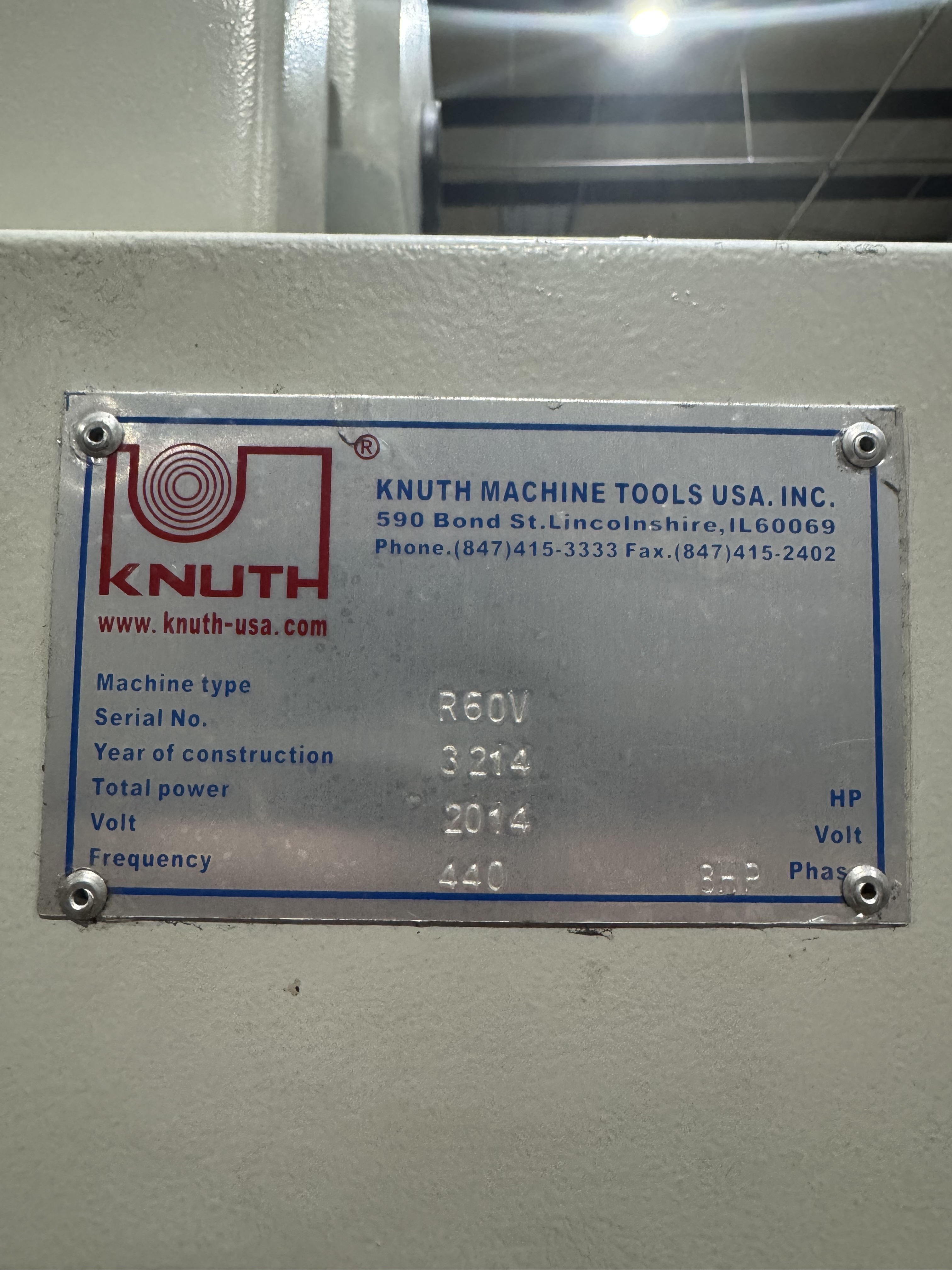 Used 2013 Knuth R 60V Radial Arm Drill