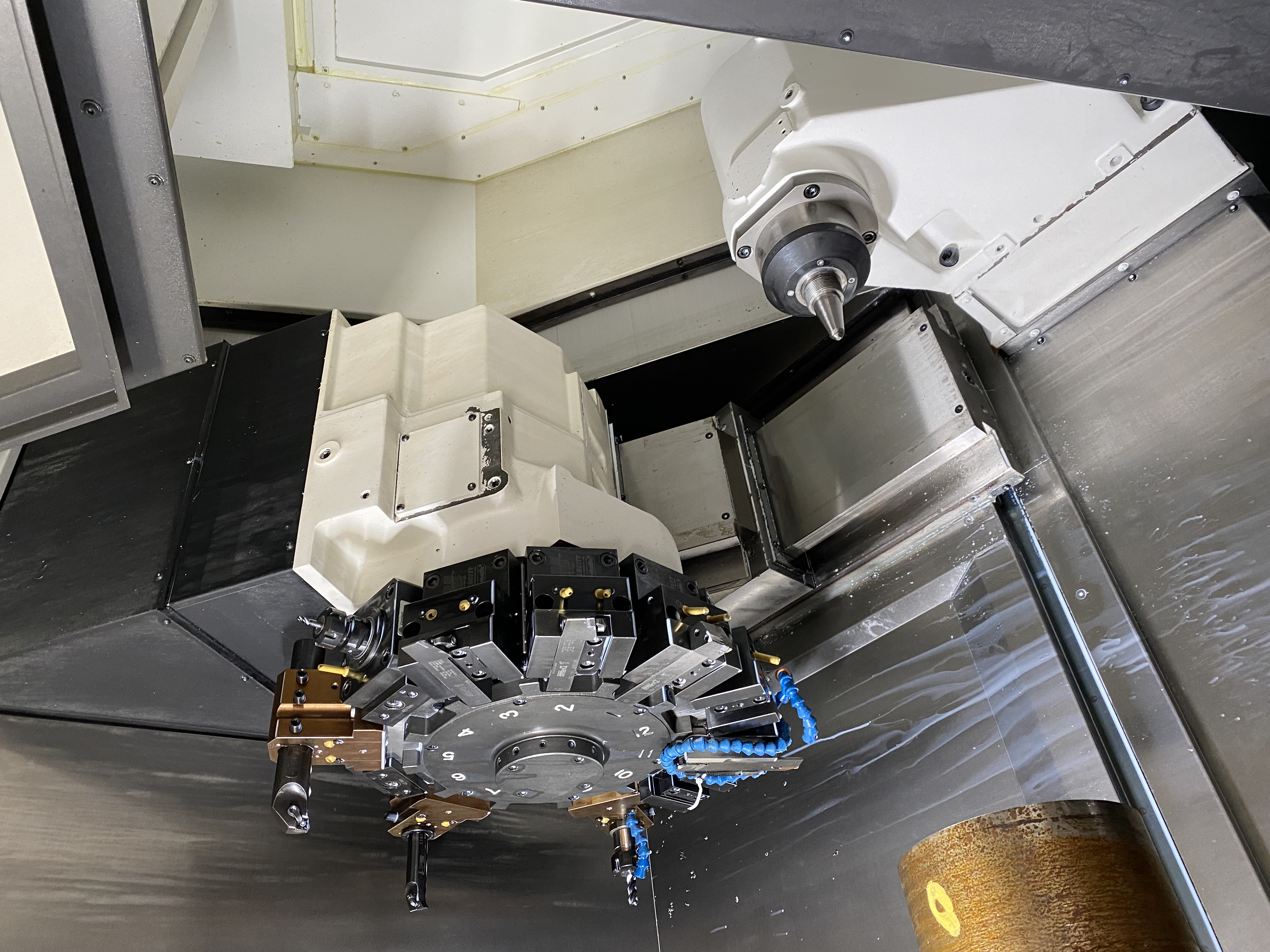 Used 2021 Okuma LB4000 EX-MY C-750 Big Bore 4.1” Live Tooling on Turret