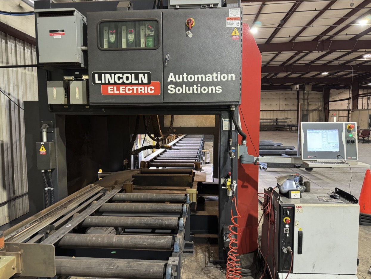 Used 2014 Lincoln Electric Python X Thermal Coper Machine w/ Infeed ...