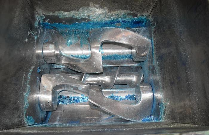 Used 15 GALLON ROSS AMK CLASS V DOUBLE ARM MIXER EXTRUDER - S/S - JACKETED