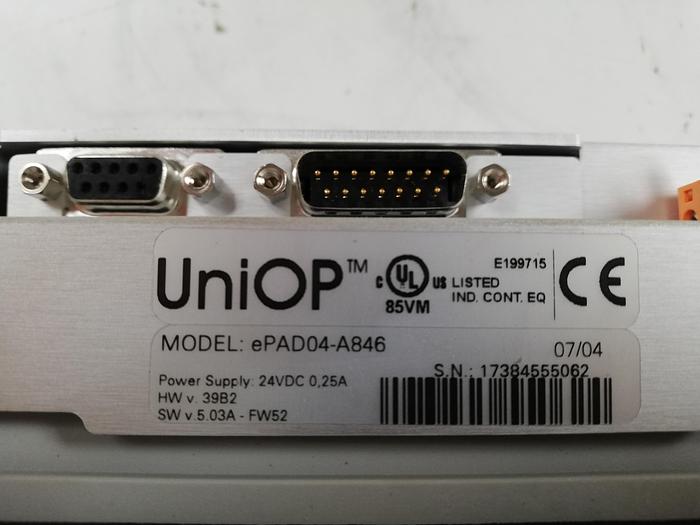 Used UniOp ePAD04-A846