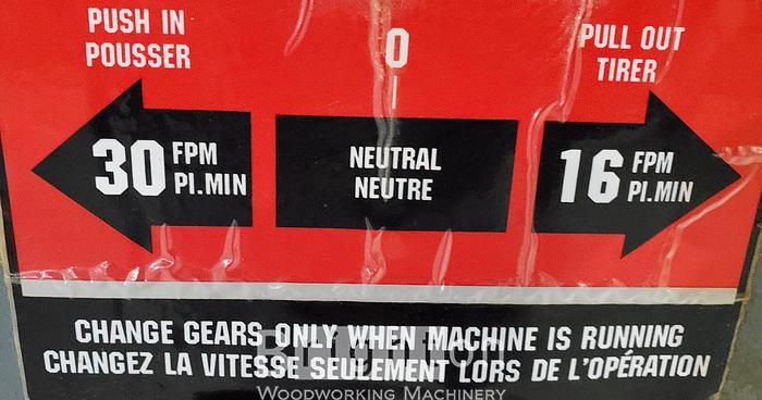 Used King KC-390FX used 14 Inch Planer #BM2084