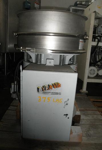 Used Screen, Midwestern, 24", Single, S/st, 1/3 HP, Sweco Style, #C741031