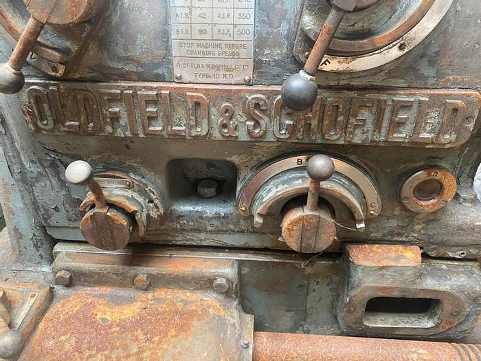 Used Oldfield & Schofield Gap Bed Center Lathe
