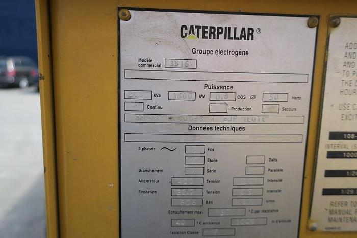 Used 1995 Caterpillar KVA: 2000