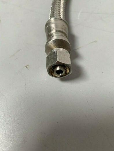 Used 35" Stainless Steel Braided Hose w/ 5/8" Swagelok 316 3100 PSIG Connection