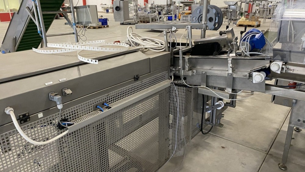 Used Newtec Htech weighing and bagging line