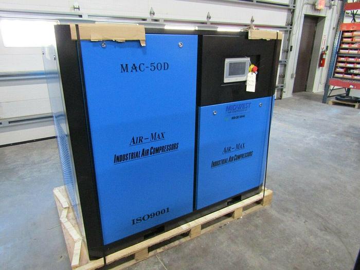 MAC-100D Air-Max 100 hp. (NEW) Industrial Rotary Screw Compressor
After you try Air-Max Run cool, you won't Look back !