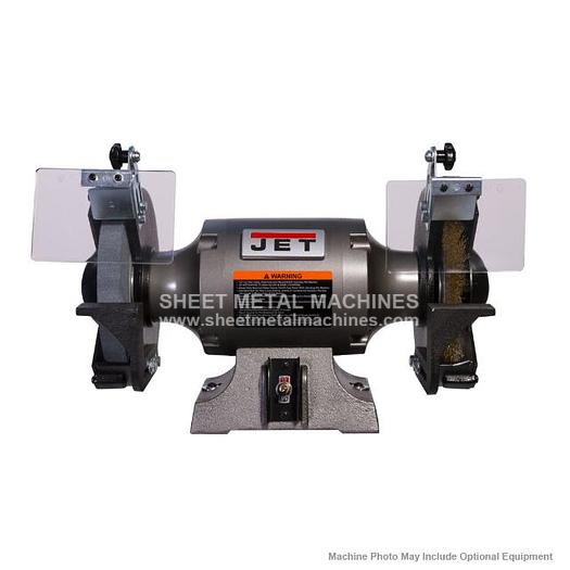 JET JBG-8W Shop Grinder with Grinding Wheel and Wire Wheel 577128