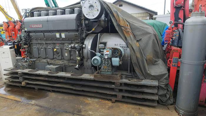 Used Yanmar 6N21AL-EN generator sets x 2 units