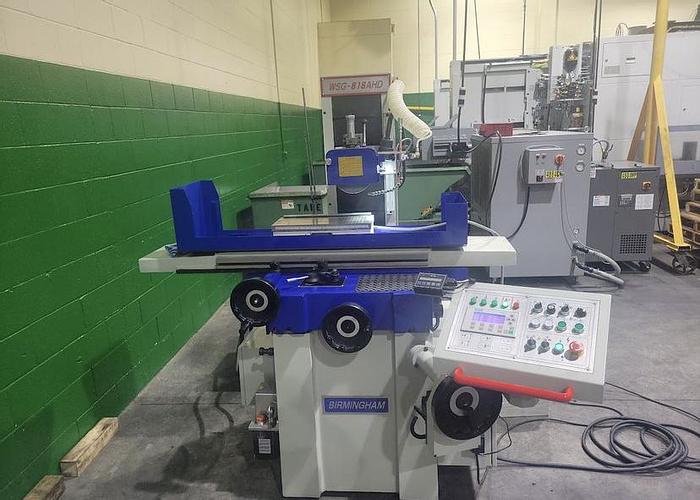 Used Birmingham 3-Axis Precision Auto Surface Grinder 8" x 18" WSG-818 AHD