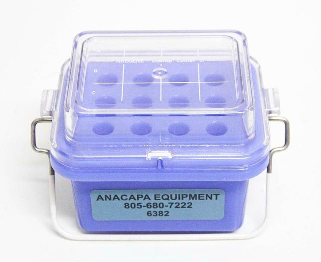 Used Nalgene 5115-0012 Blue Polycarbonate -20C Labtop Cooler w/ Lid (6382) 24149485658