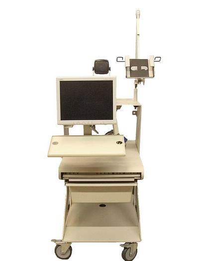 Used Nicolet Viking Select Medical Cart For EMG Machine w/ NEC Monitor USED (7311) R