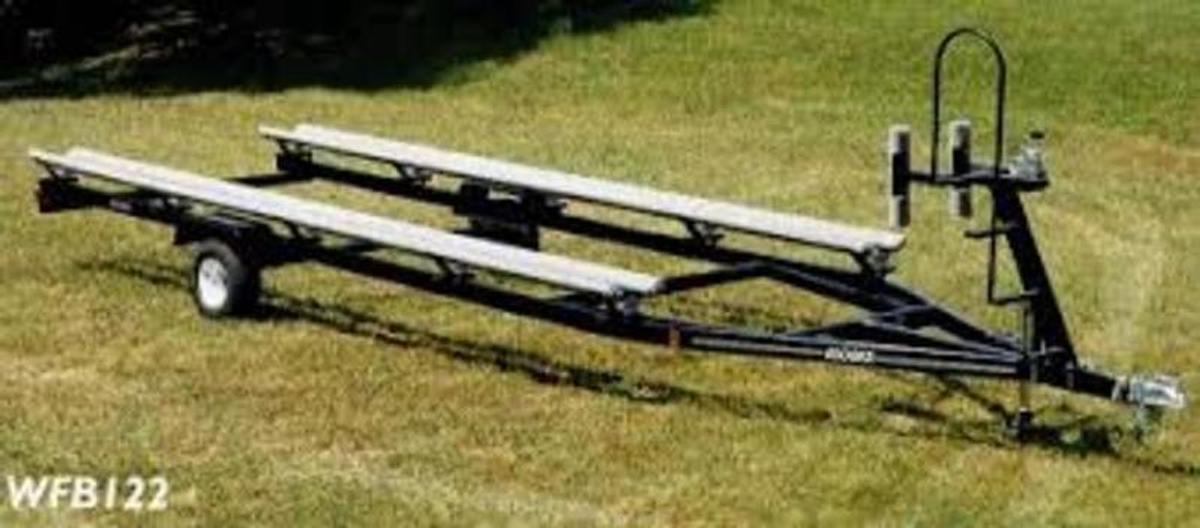 2026 Hoosier Pontoon Trailers WFB122-13 WIDE