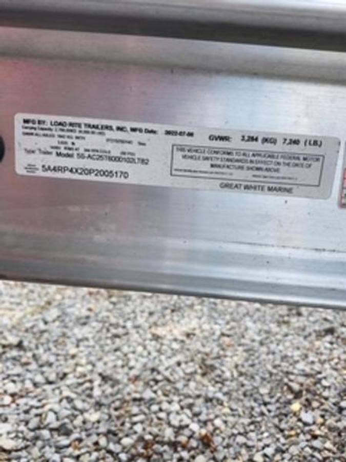 Used 2022 Load Rite 5 STARR Aluminum Tandem And Triaxle Bunk 5S-AC25T6300102LTB1
