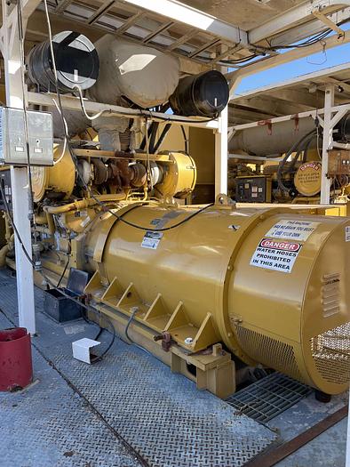 Used Caterpillar 3512B x 3 sets Low hours 