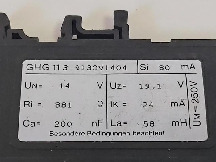 Gebraucht 1 Stk. Ex Floating Barriere, GHG11 39130 V1404, ABB gebraucht