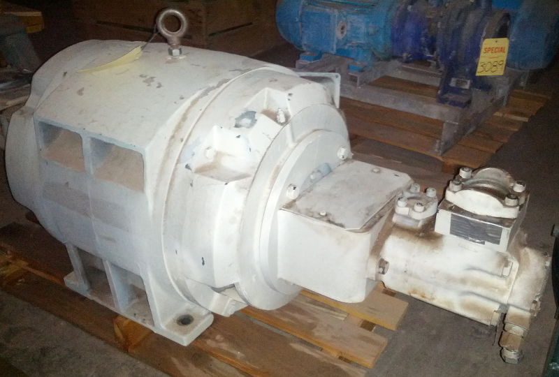 Used 60 HP Vickers Double End Hydraulic Pump; 85 gpm; 2,500 psi