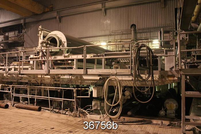 Refurbished Beloit Roll-out Fourdrinier, 206" Wire, 646" Length #36756