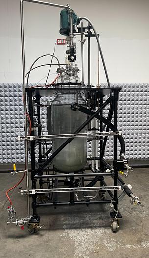 Used Prism Research Glass 100L Explosion Proof Glass Jacketed Reactor