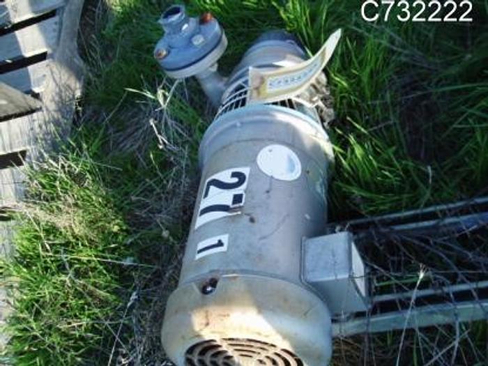 Used Pump, Centrif., 5 HP, 2" In/out, Mdl C216F, Coker, #C732222