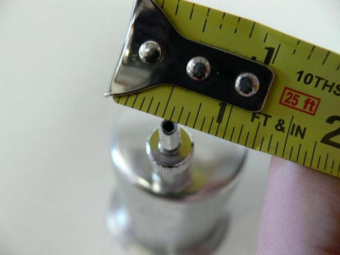 Used 3" Stainless Steel Filter Housing w/ 1/8" Hose Fitting