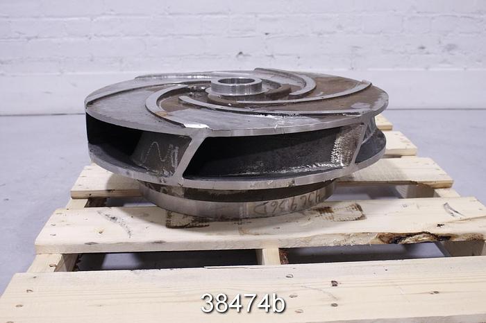 Unused Sulzer Apt53-12 Pump Impeller, 6 Vane 21" Diameter #38474